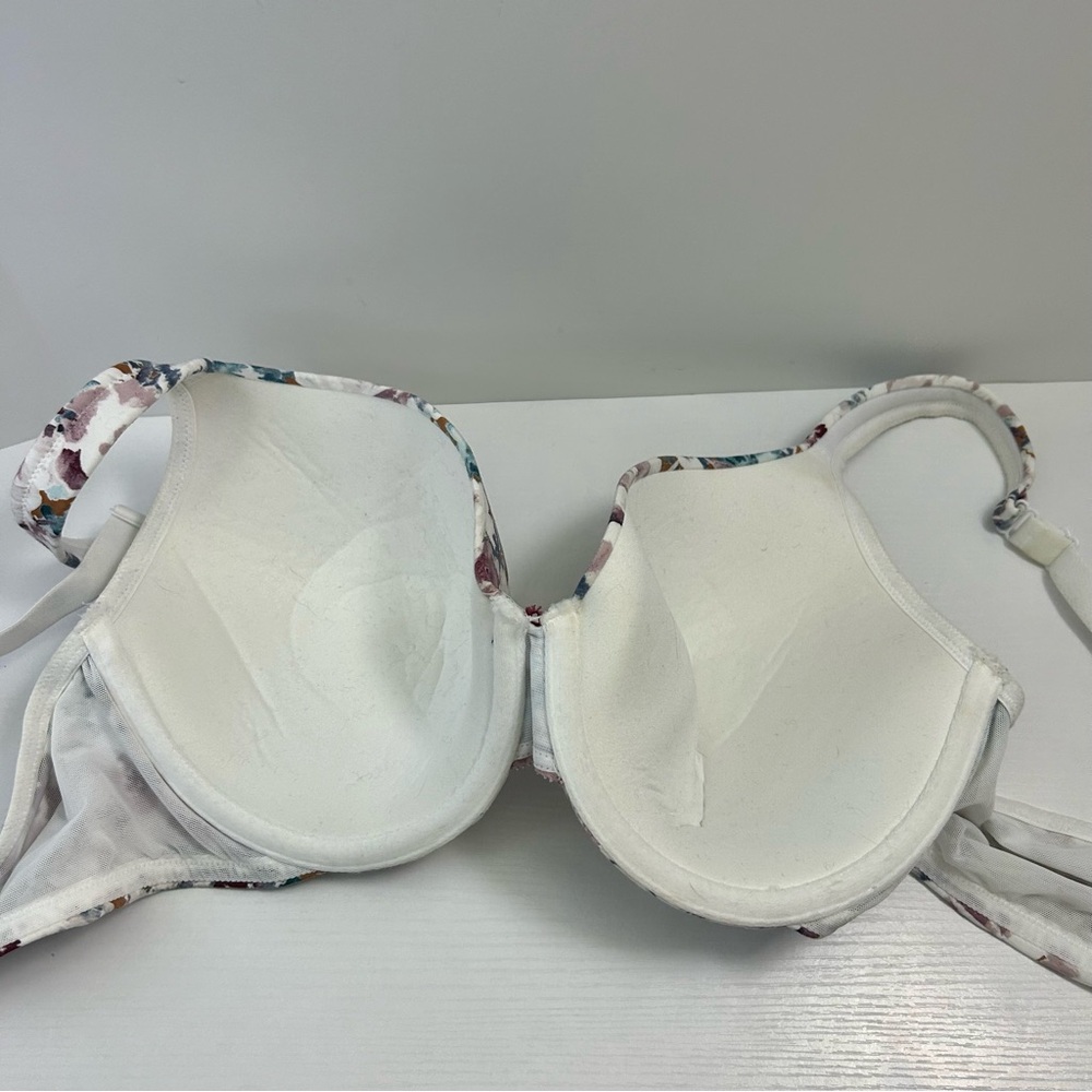 Cacique Lane Bryant Lightly Lined Full Coverage Floral Underwire Bra 38C - Picture 7 of 15
